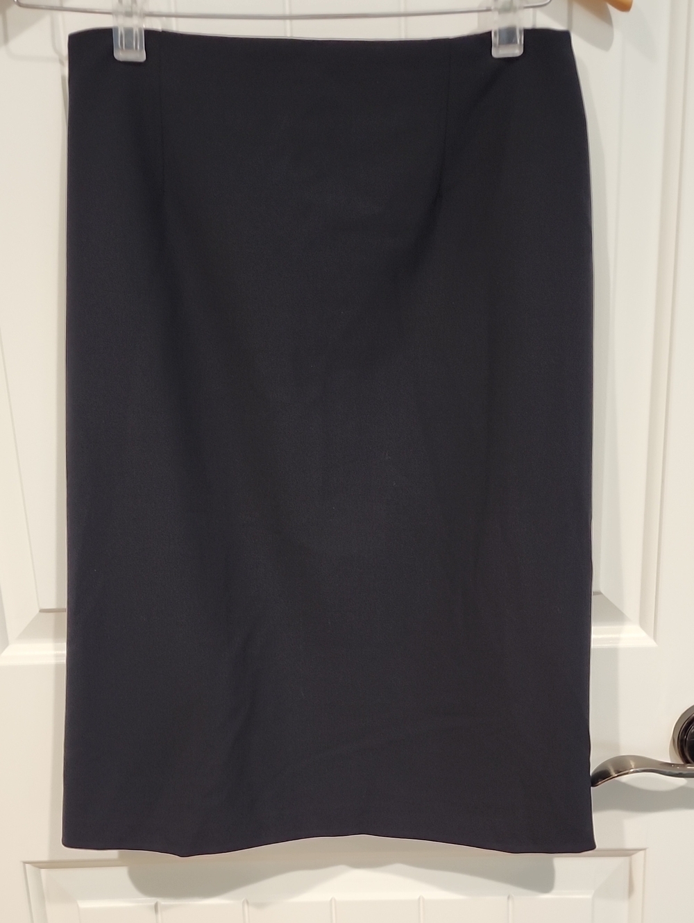 Theory Black Midi Pencil Skirt